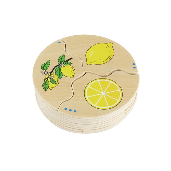 Beleduc Пъзел Плодове, дървен