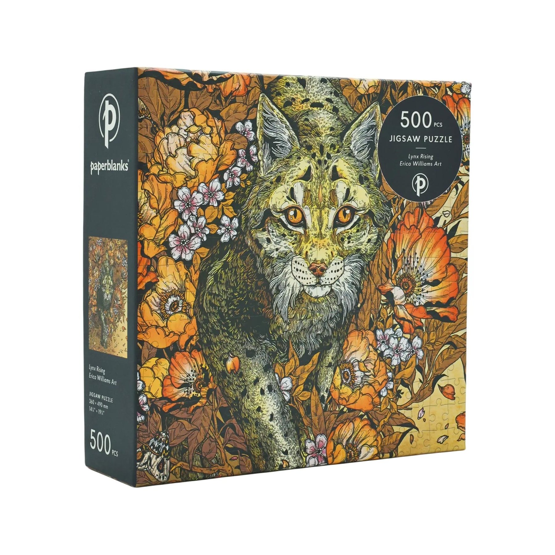 Paperblanks Puzzle Lynx Rising, 500 pieces