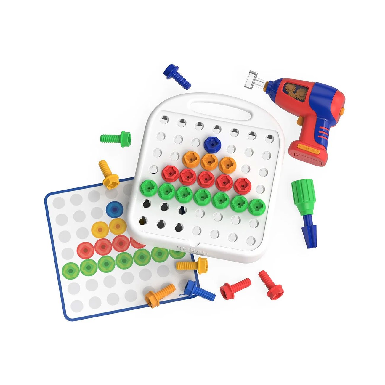 Learning Resources Drilling set, with models and shapes