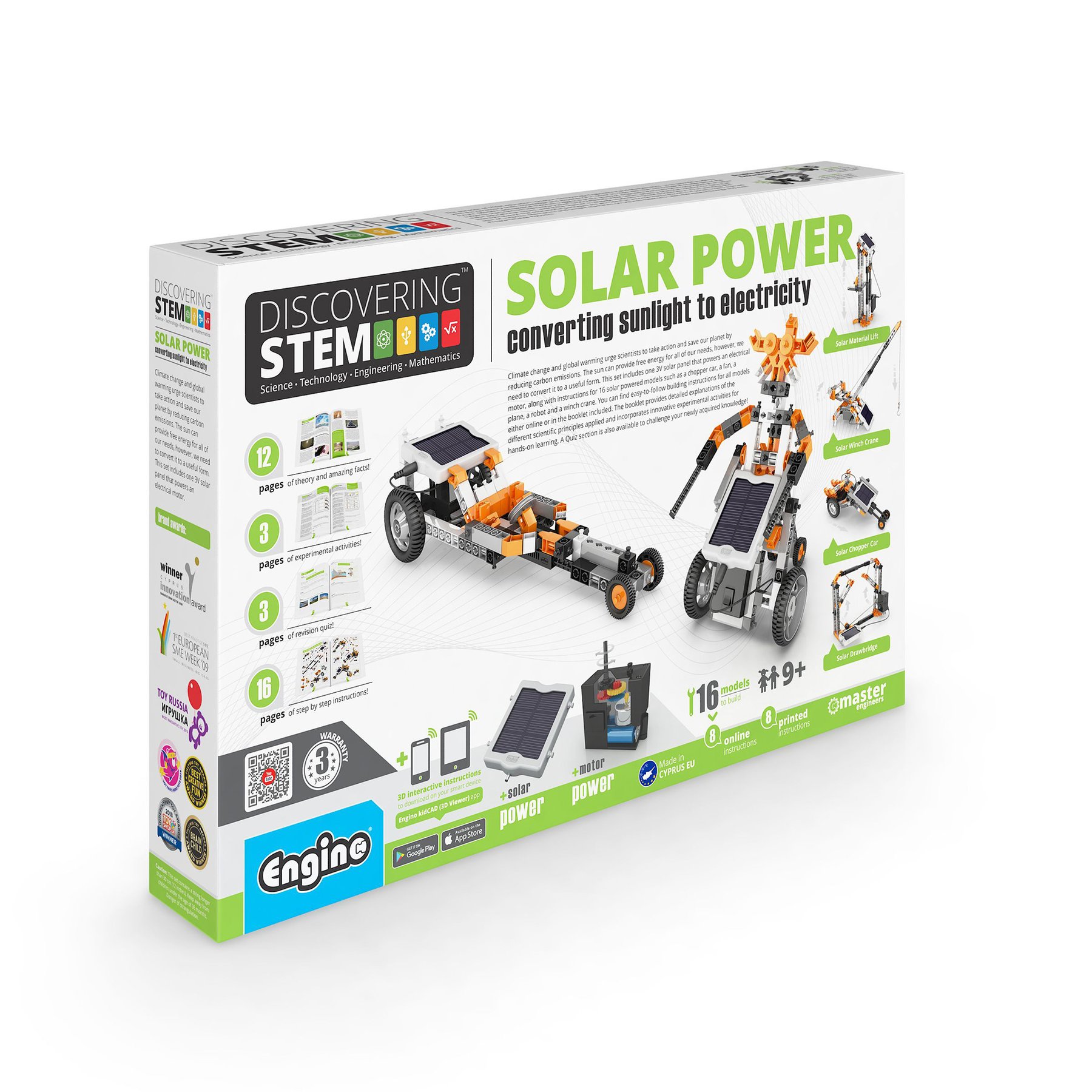Engino Discovering STEM – Solar Energy, V1, EN