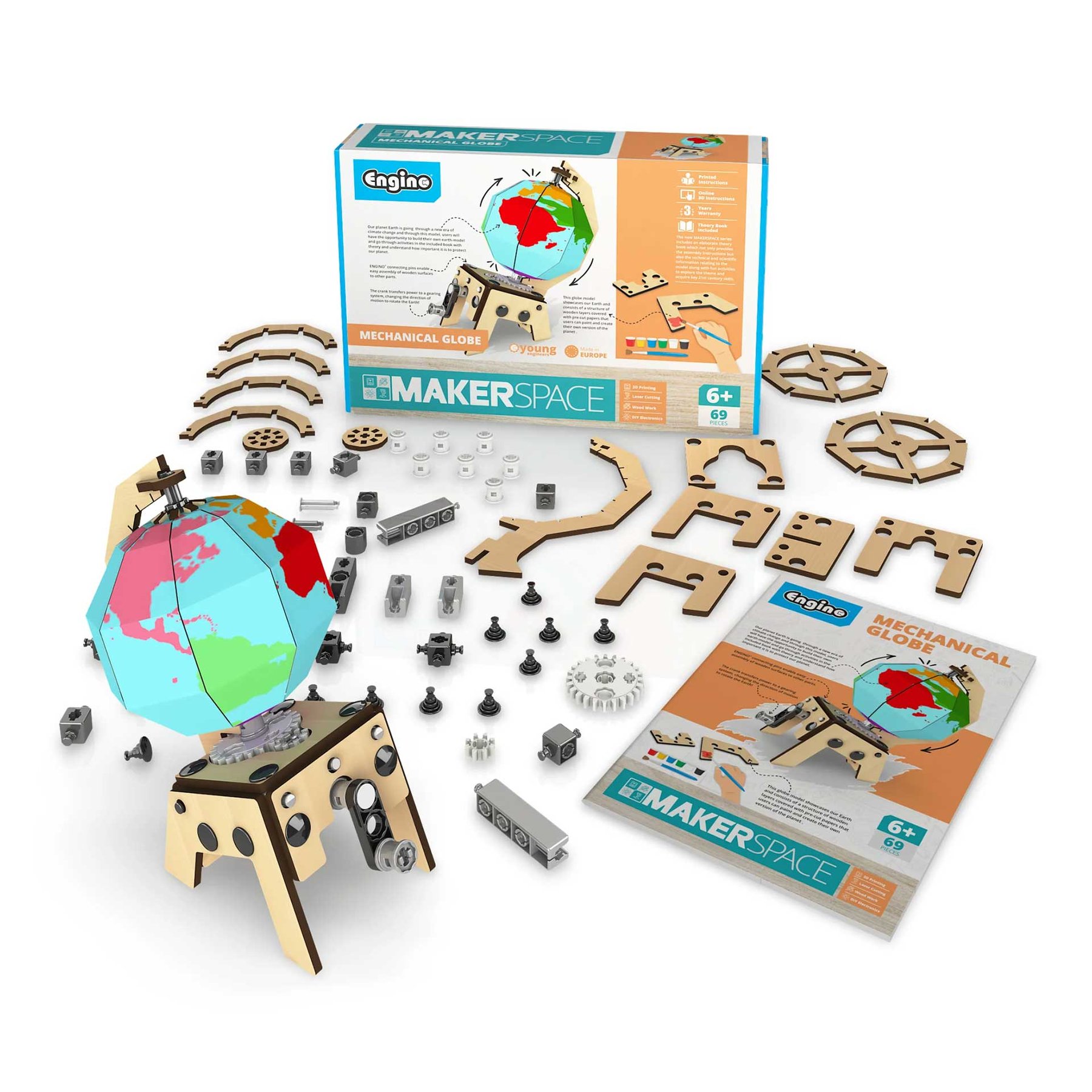 Engino Construction set Makerspace DIY - Globe