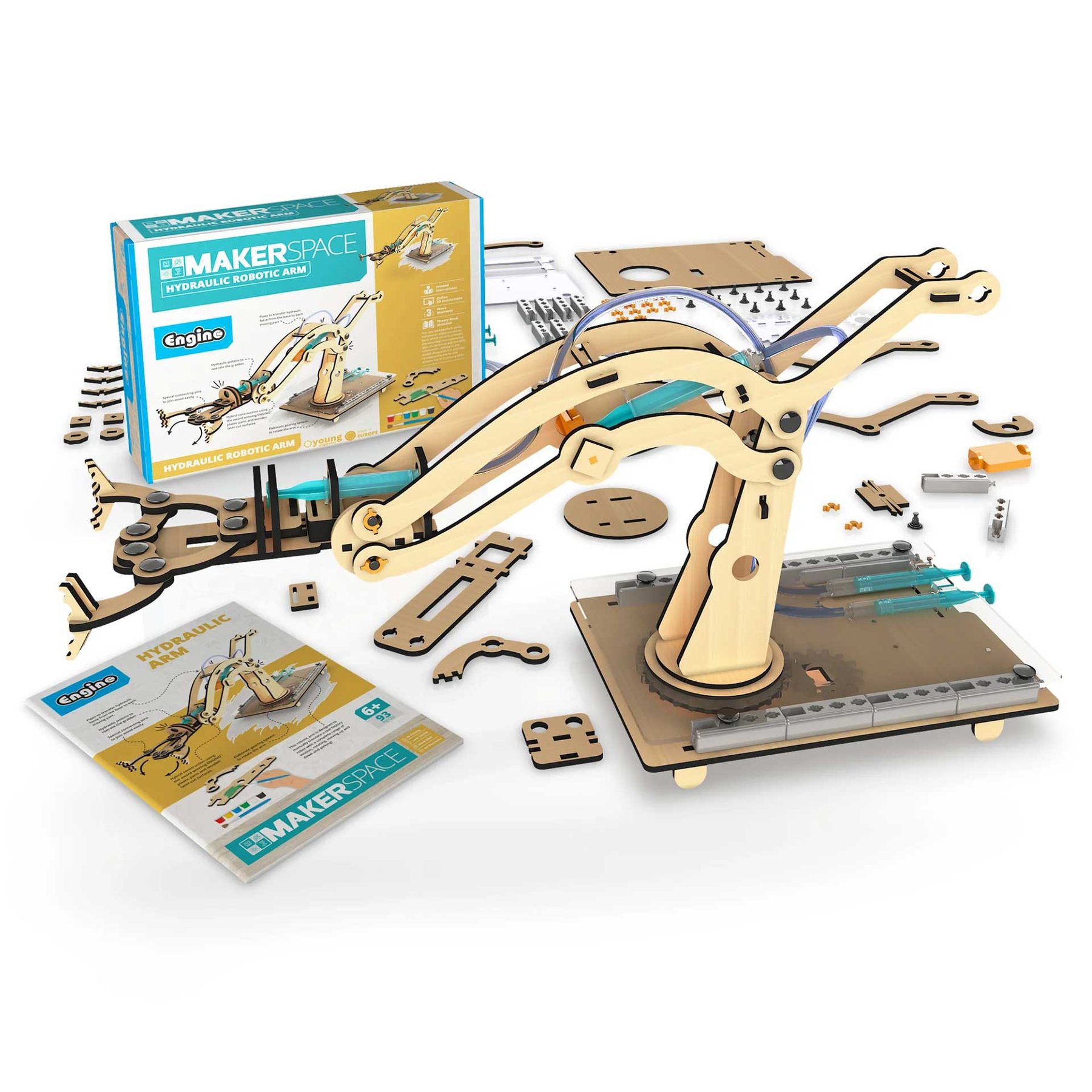 Engino Makerspace DIY Constructor – Hydraulic robotic arm