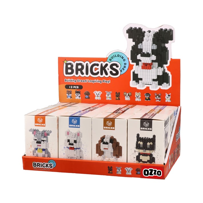 Ozzo Mini Dog Construction Set, assorted, 1 pc