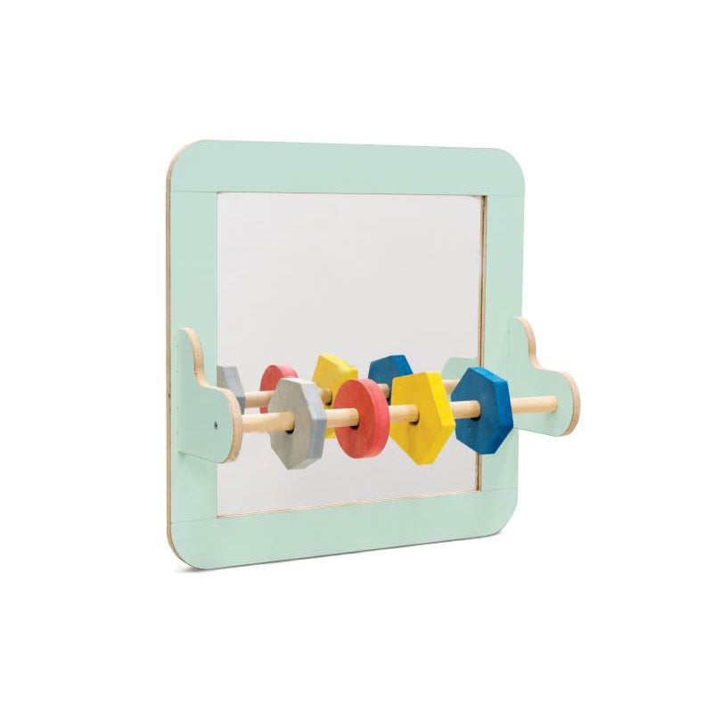 Nowa Szkola Wall Mirror, with manipulative elements
