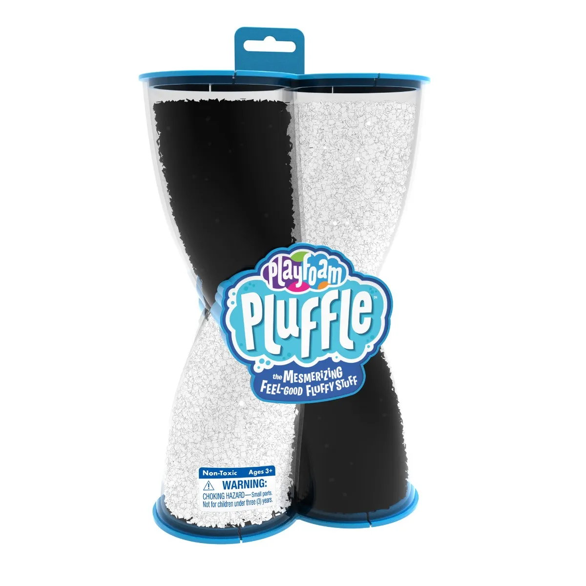 Learning Resources Play foam Pluffle, black and white, 4 pcs