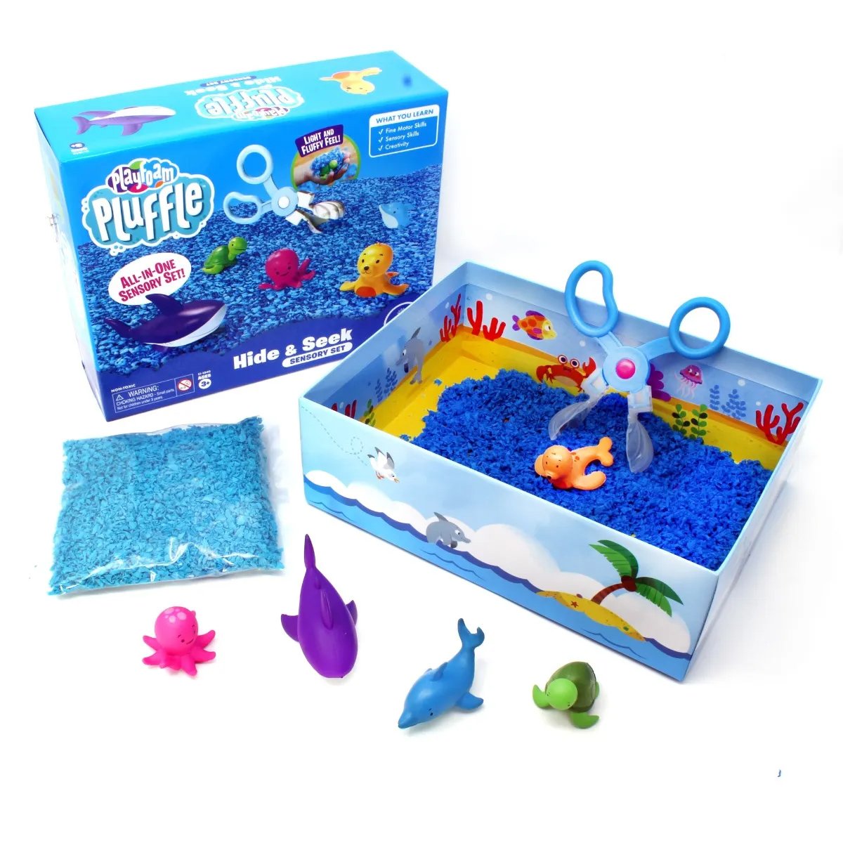 Learning Resources Hide and Seek set, sensory, with play foam