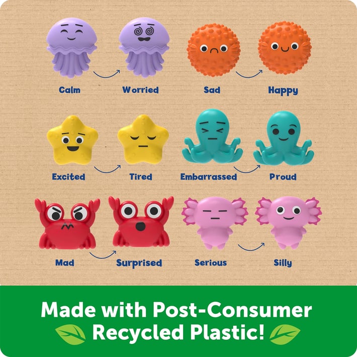 Learning Resources Сензорен комплект Океански приятели миди