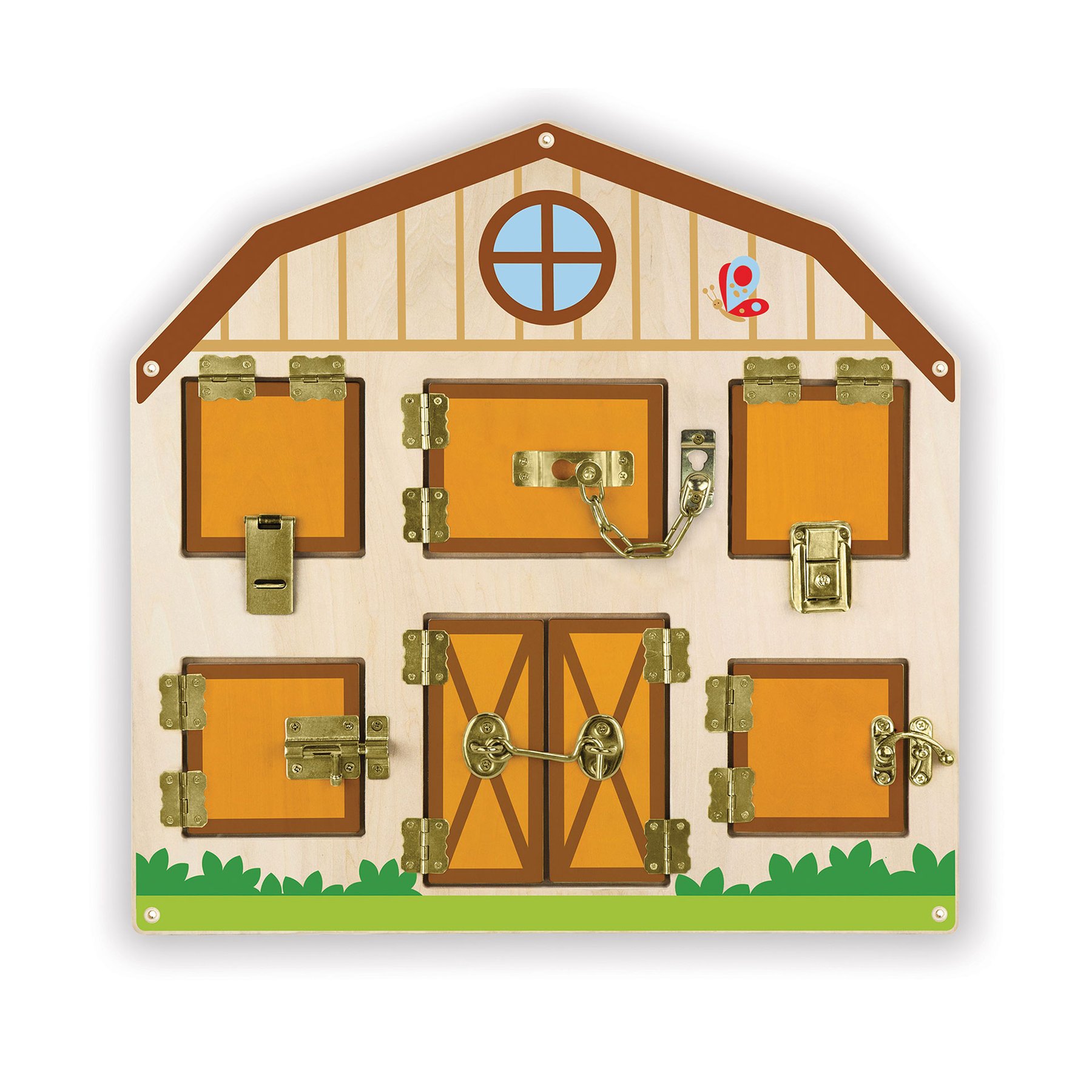 Nowa Szkola House with locks, 44 x 3 x 44 cm