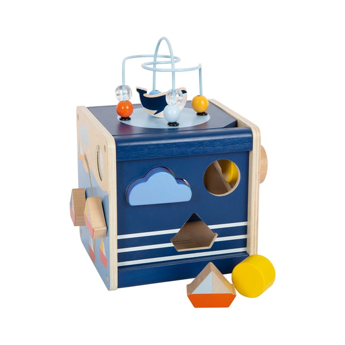 Small Foot Cube Ocean, Educational, Wooden, 15 x 15 x 23 cm