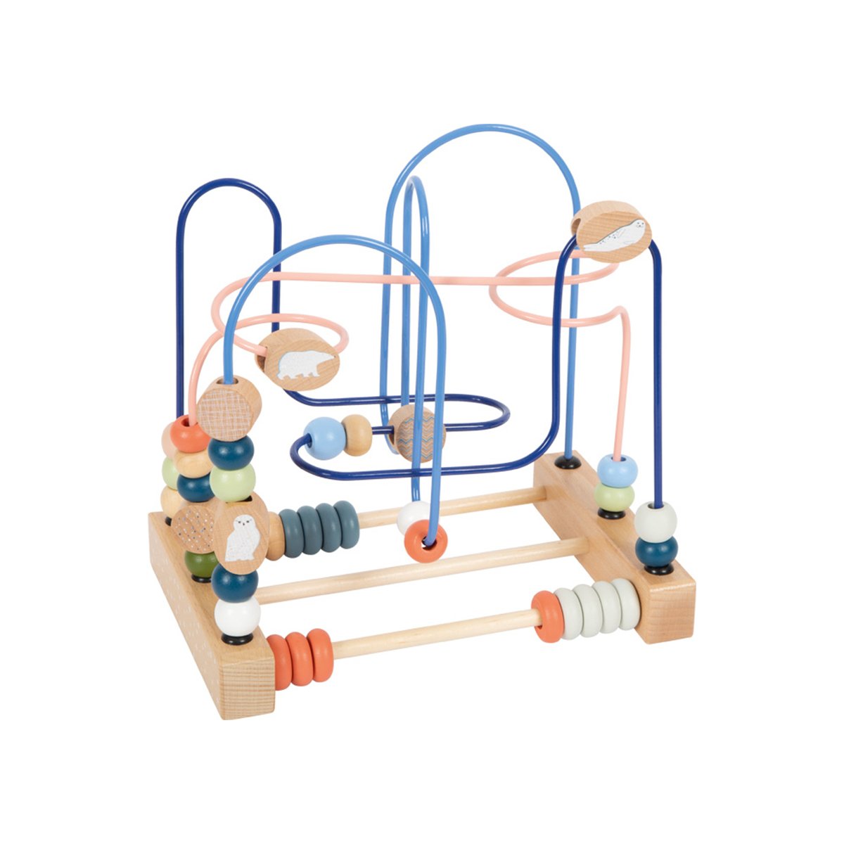 Small Foot Bead Maze Toy, wooden