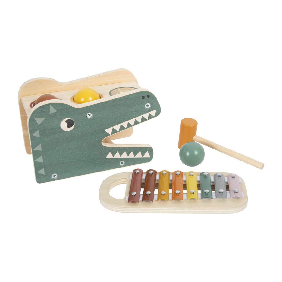 Small Foot Xylophone Safari, with mallet and balls