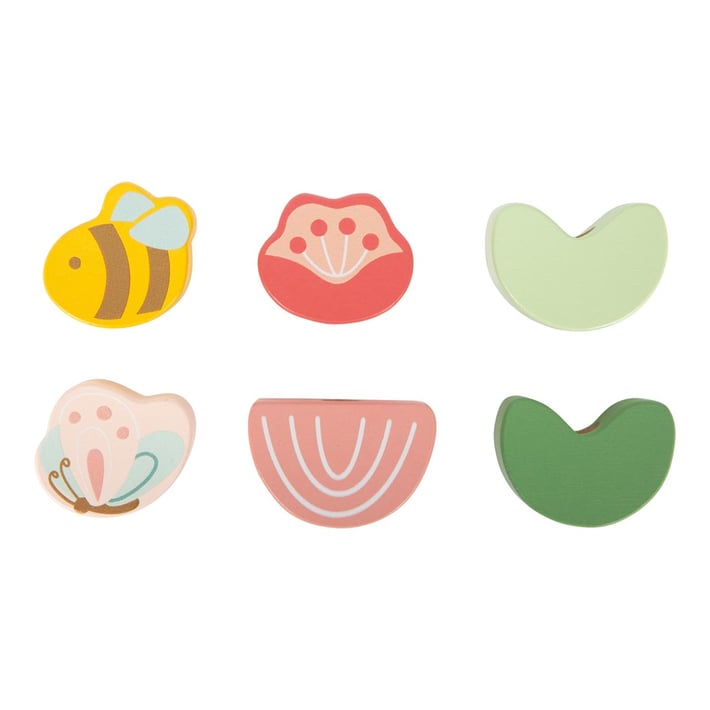 Small Foot Играчка Tiny Friends, с лабиринт и мъниста, дървена