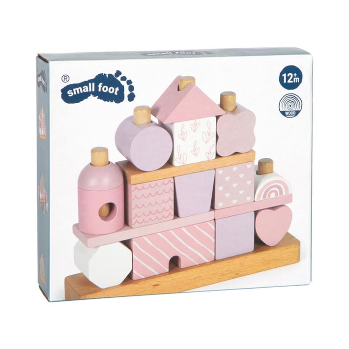 Small Foot Къщичка за надграждане, пастелнорозова