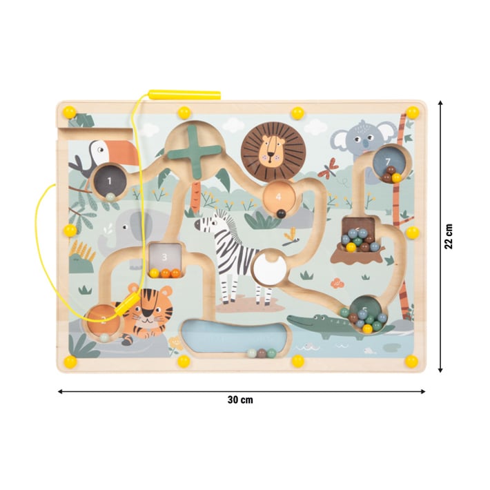 Small Foot Лабиринт Сафари, магнитен