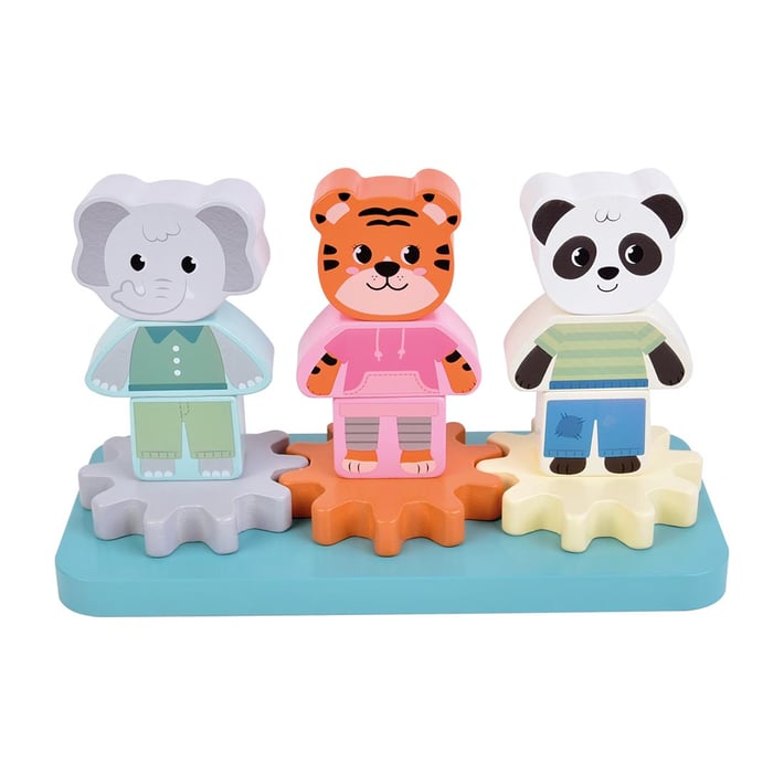 Small Foot Нанизка - Животни от джунглата