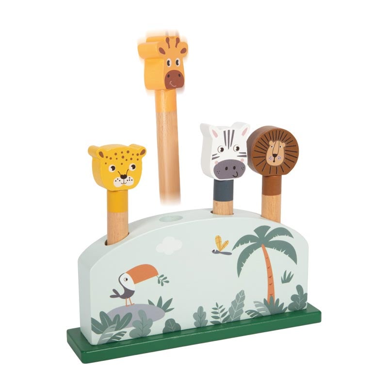 Small Foot Lacing Set - Safari Animals