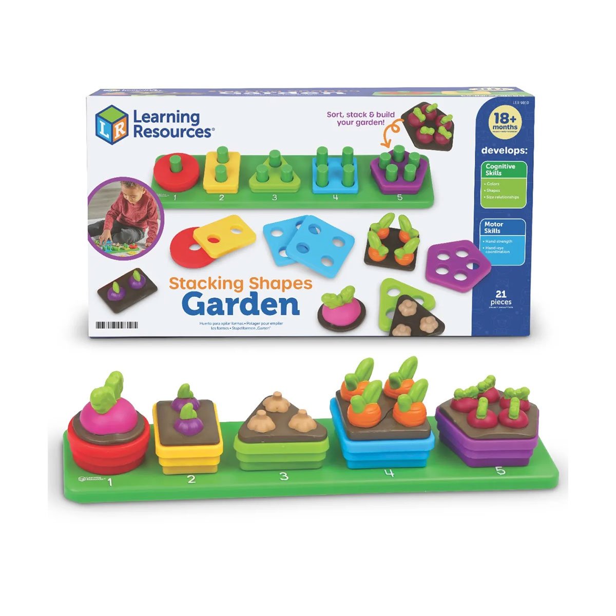 Learning Resources Shape nesting puzzle Garden