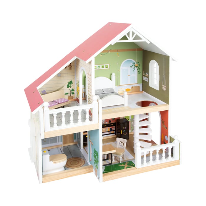 Small Foot Dollhouse, with terrace and roof