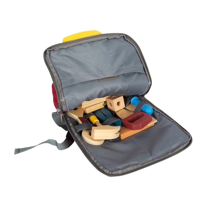 Small Foot Комплект инструменти, в раница, дървени, детски