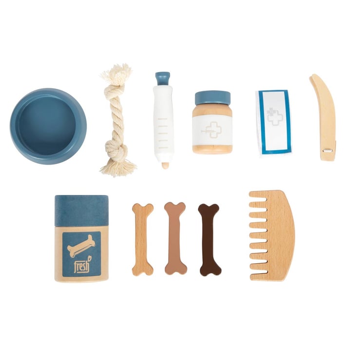 Small Foot Puppy with carrying bag, with included care accessories