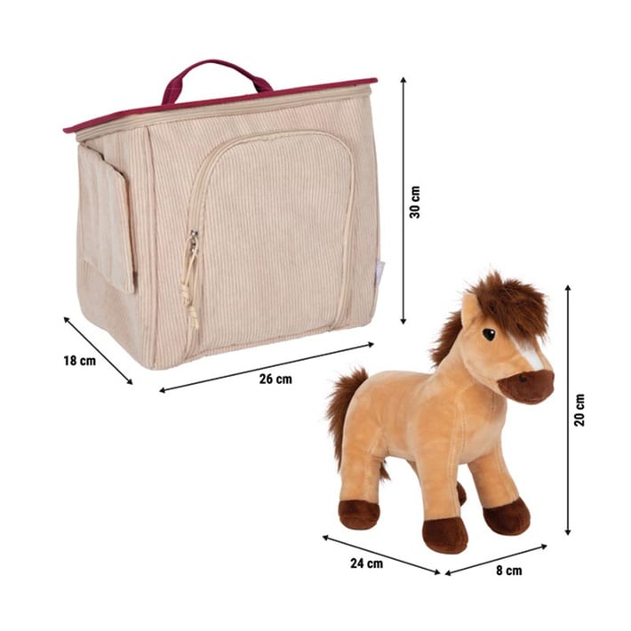 Small Foot Комплект конче с конюшня и аксесоари, в чанта