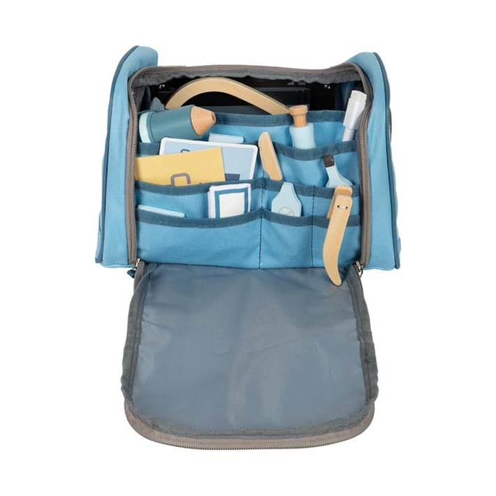 Small Foot Veterinary Bag, with medical equipment and bunny