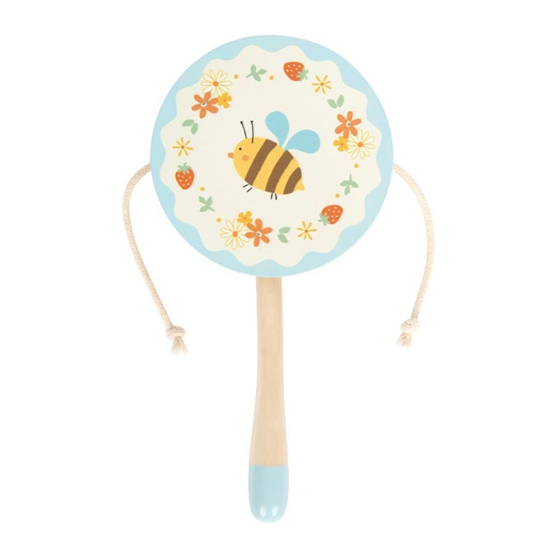 Small Foot Rattle - Tiny Friends Drum