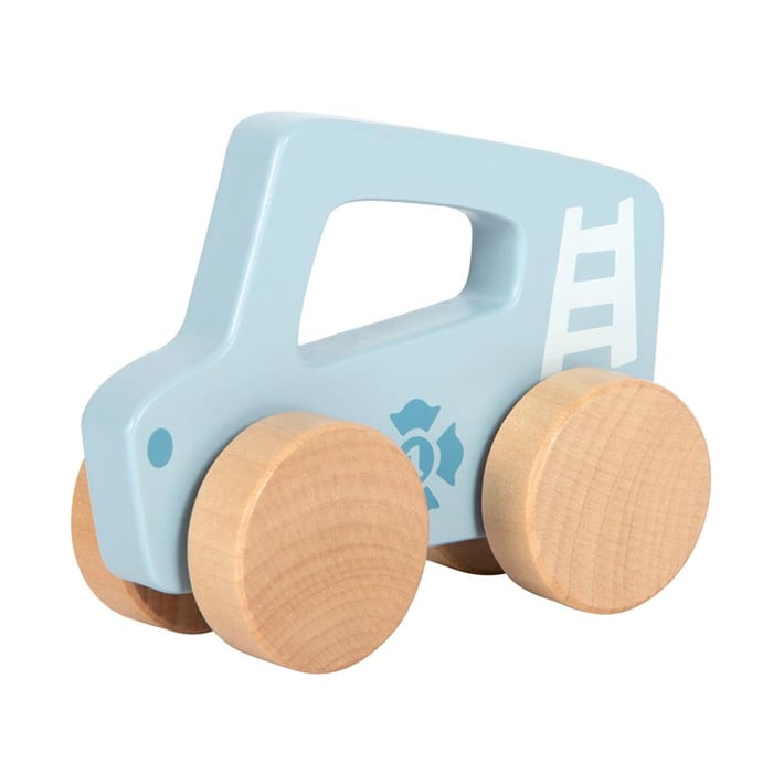 Small Foot Количка за бутане, дървена, синя