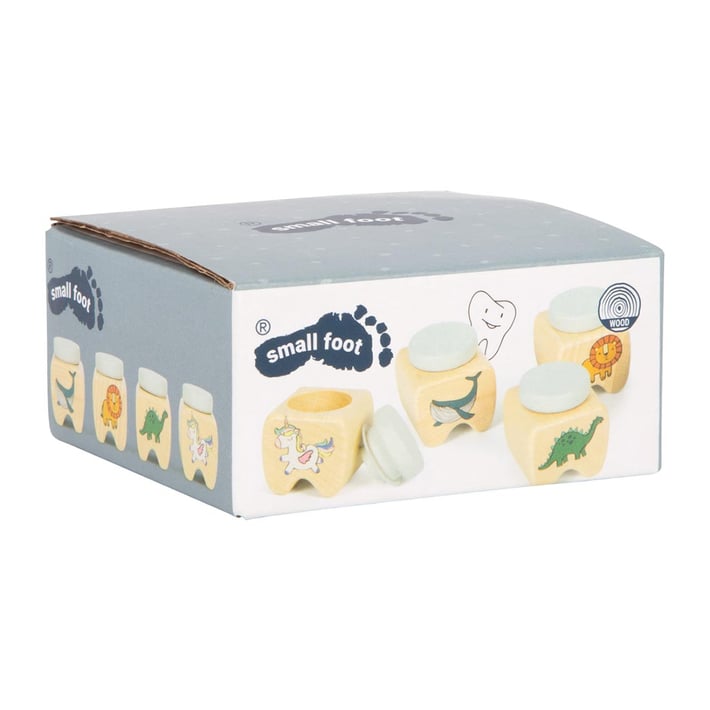 Small Foot Комплект кутийки за съхранение на млечни зъбки, 4 броя