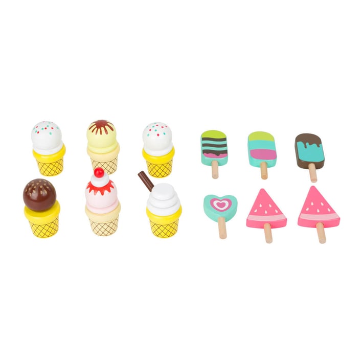 Small Foot Ice Cream Cart, wooden, 32 x 20 x 50 cm