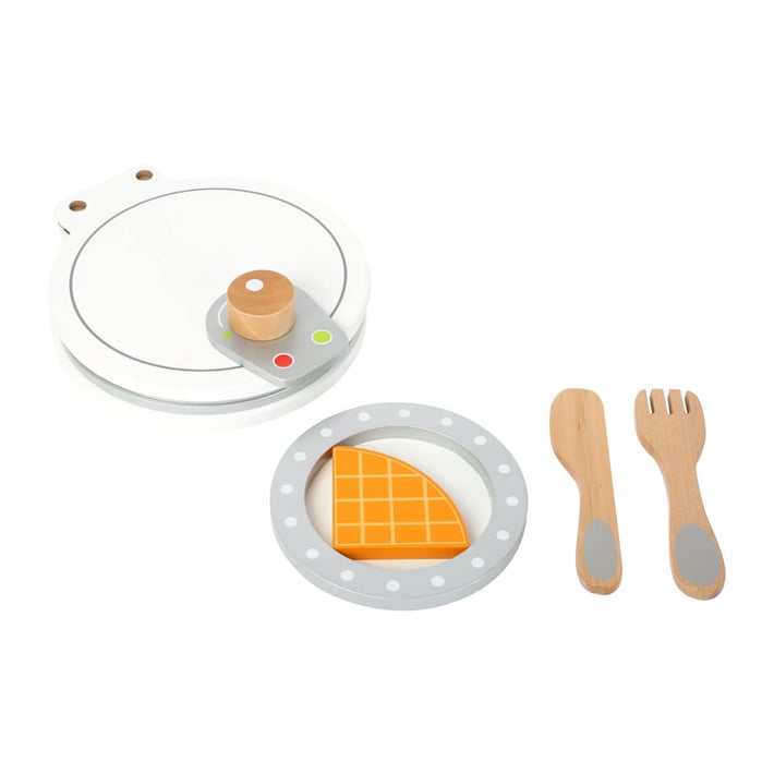 Small Foot Waffle maker, children’s, wooden, 19 x 17 x 6 cm