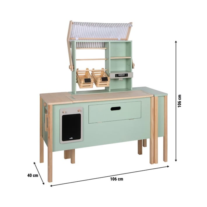 Small Foot Магазин с кухня Fresh, детски