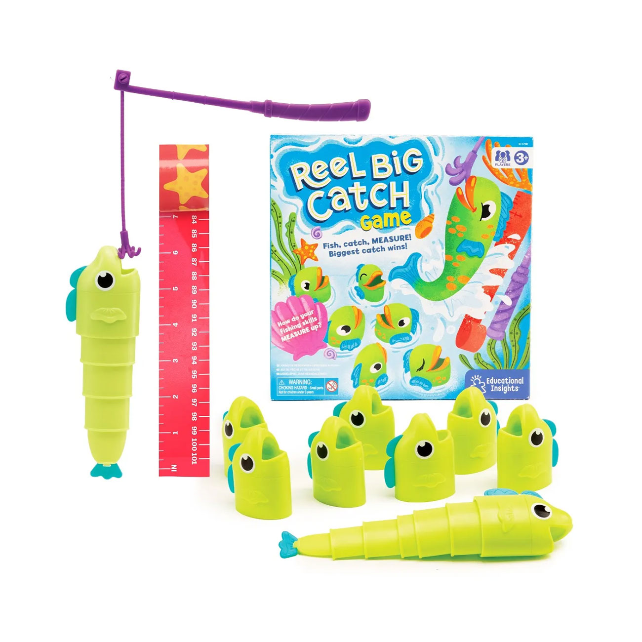 Learning Resources Catch & Measure Fish game