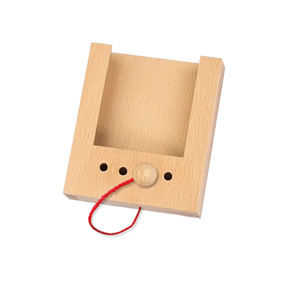 Кутия Puncho, за образователни карти, дървена