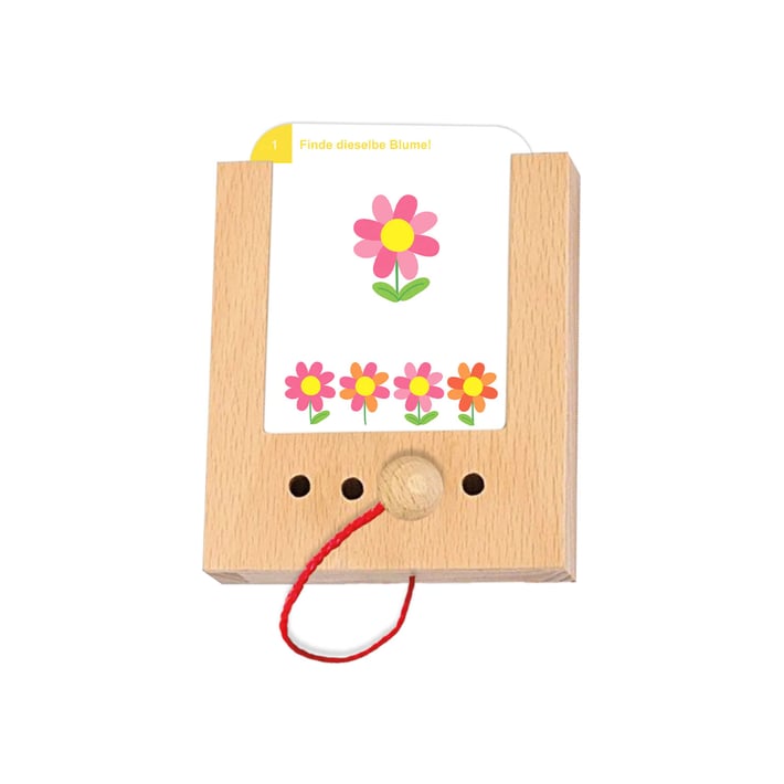 Кутия Puncho, за образователни карти, дървена