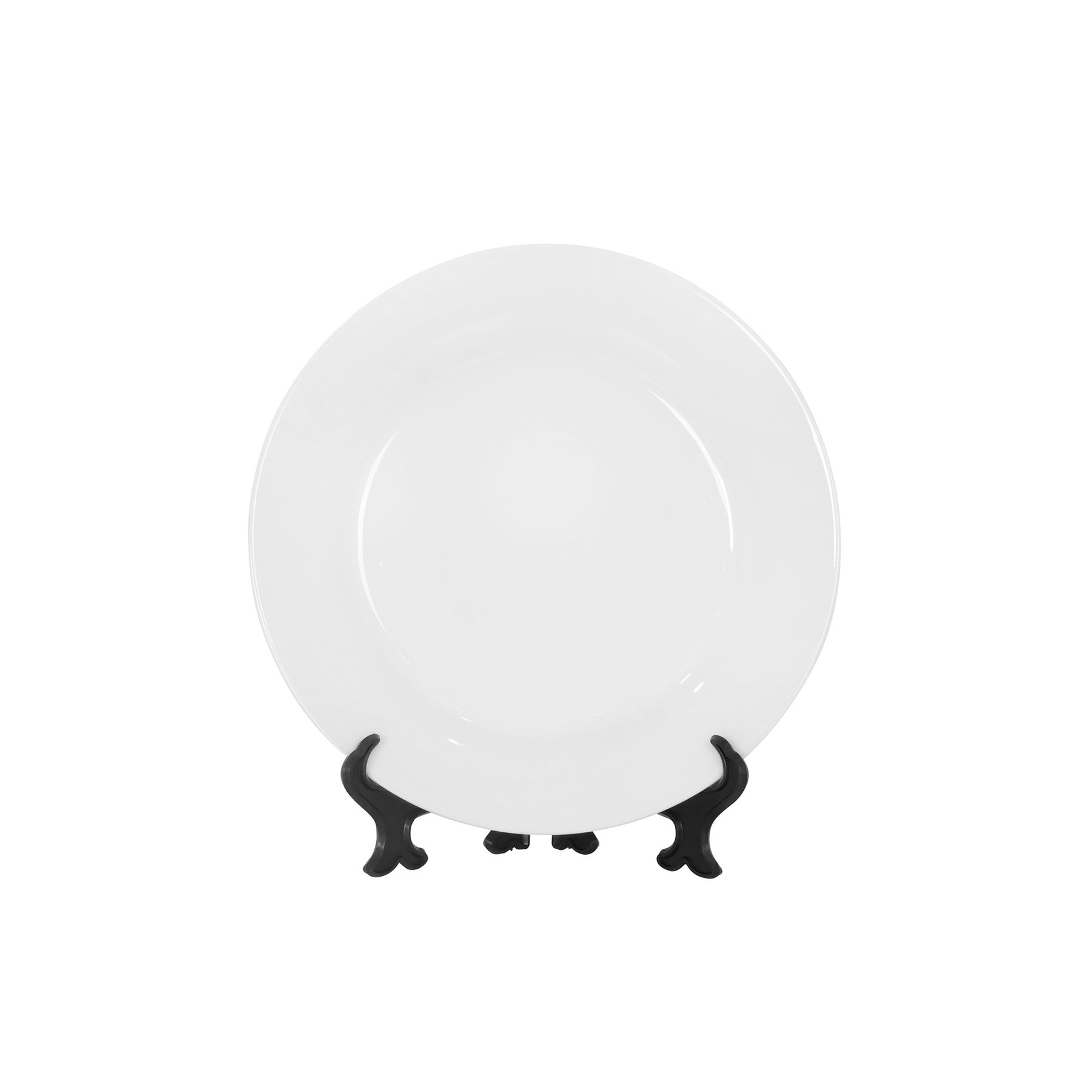 BESTSUB Plate, ceramic, with stand, diameter 19 cm, customizable