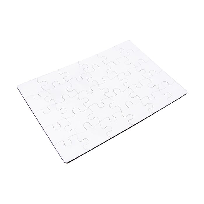 BESTSUB Puzzle, rectangular, MDF, 17 x 25 cm, 30 pcs, customizable