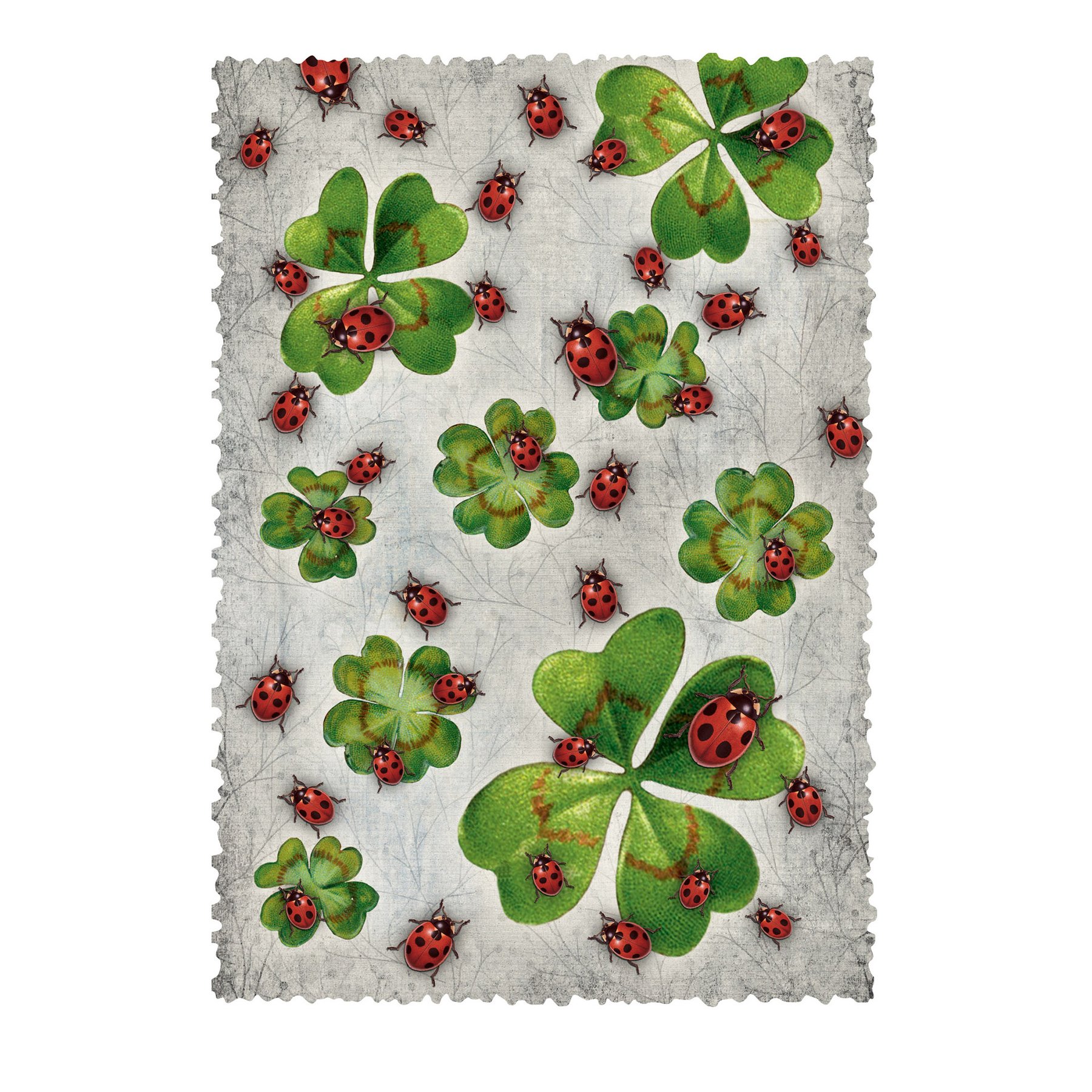 Gespaensterwald Card, Romantique, clovers