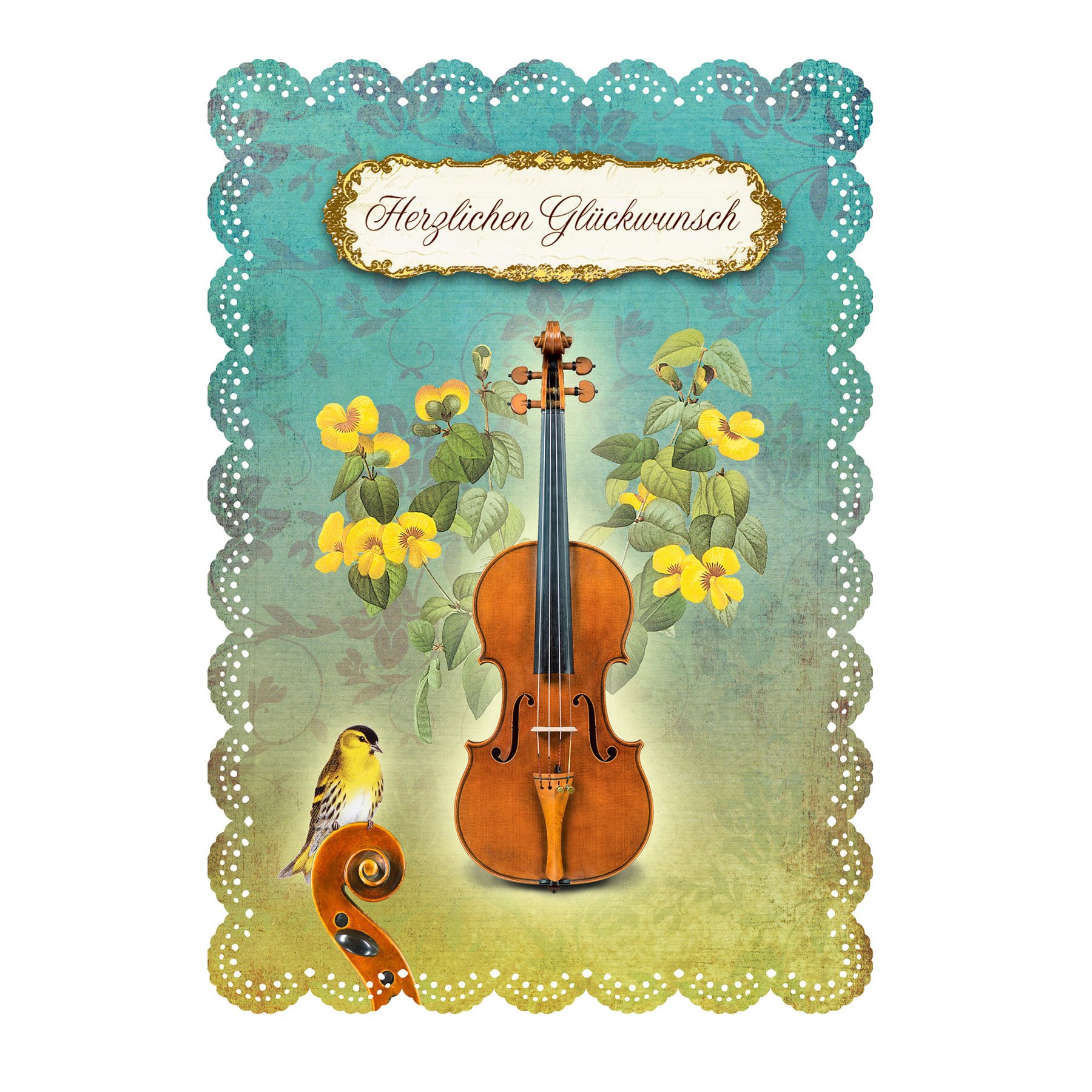 Gespaensterwald Card, Romantique, violin