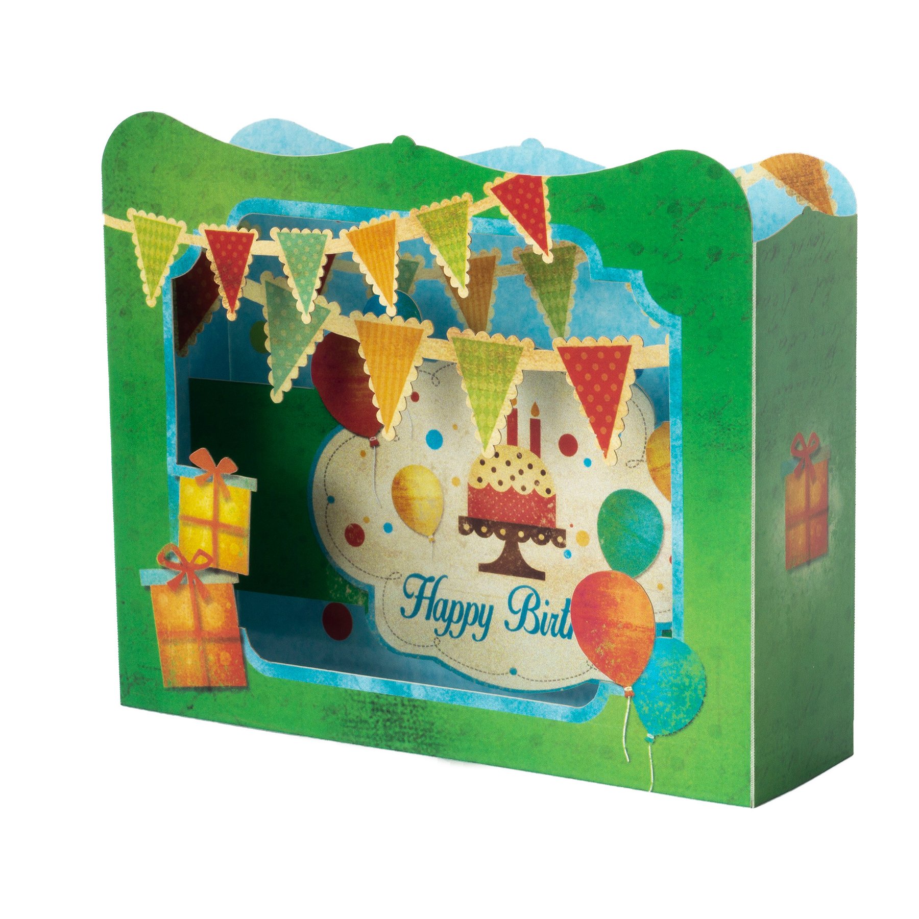 Gespaensterwald 3D card, Happy Birthday Party