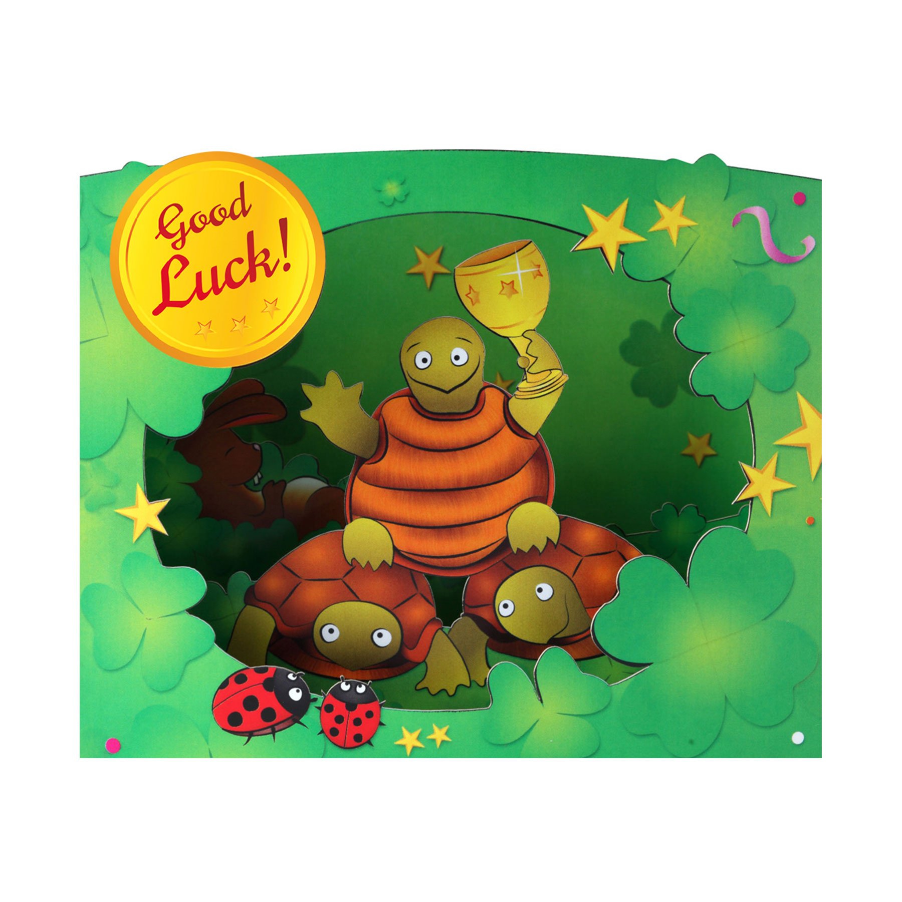 Gespaensterwald 3D card, Good Luck