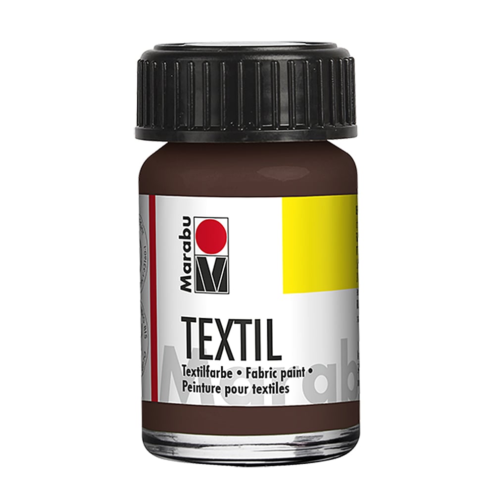 Marabu Textile paint, 15 ml, 045, dark brown