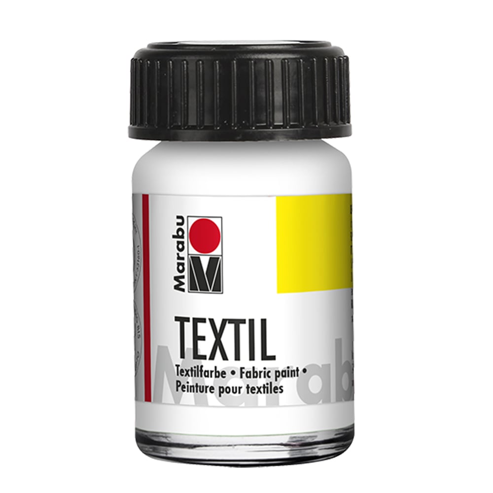 Marabu Textile paint, 15 ml, 070, white