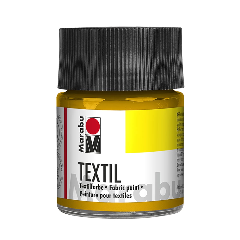 Marabu Textile paint, medium yellow, 50 ml, 021