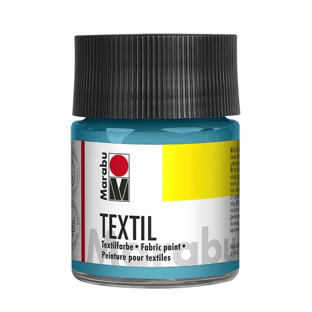 Marabu Fabric Paint, Caribbean blue, 50 ml, 091