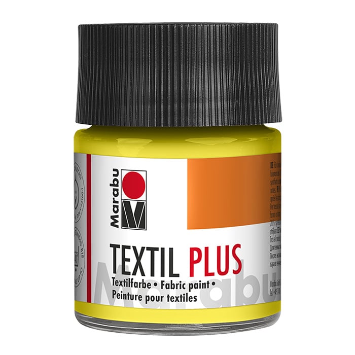 Marabu Textile paint Plus, 50 ml, 020, lemon