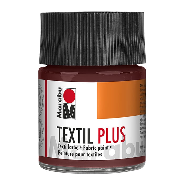 Marabu Textile paint Plus, 50 ml, No.046, medium brown