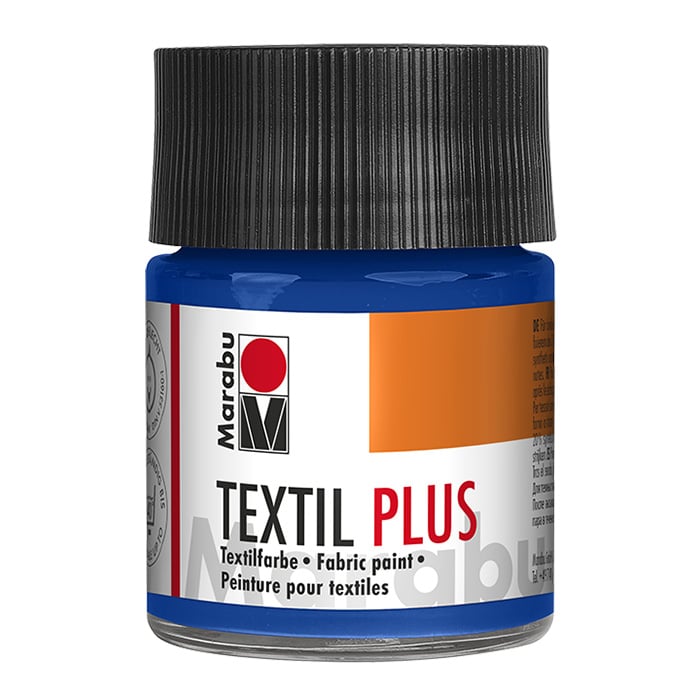 Marabu Textile Paint Plus, 50 ml, 055, Dark Ultramarine