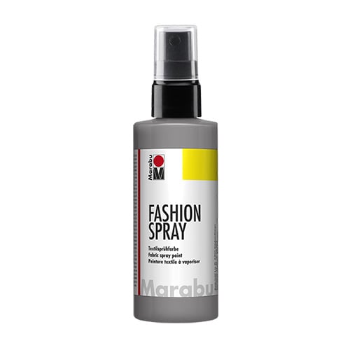 Marabu Fabric Spray Fashion, No. 078, 100 ml, grey