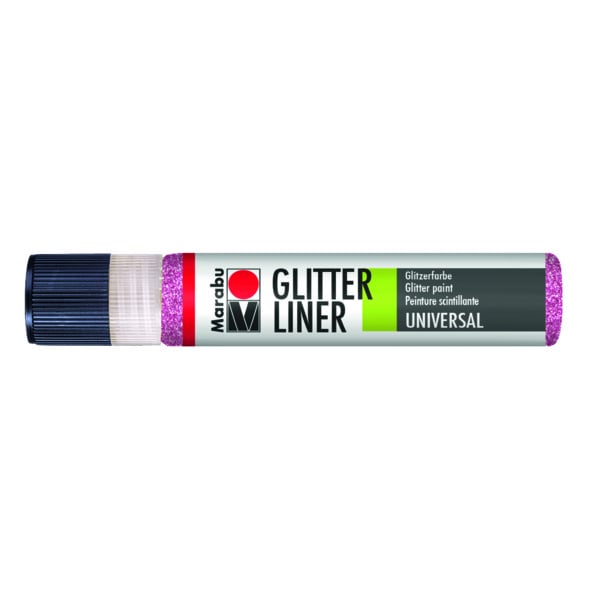 Marabu Textile contour Glitter Liner, No.533, 25 ml